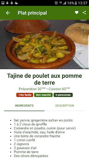 Recettes Pomme de Terre screenshot 5