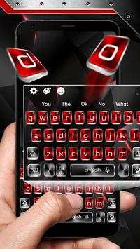 Red Black Metal Business Keyboard screenshot 1