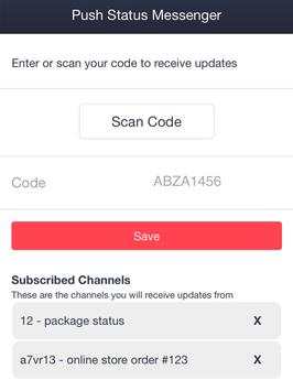 Push Status Messenger screenshot 2