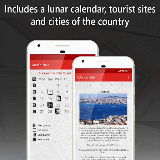 turkey calendar 2023 screenshot 8