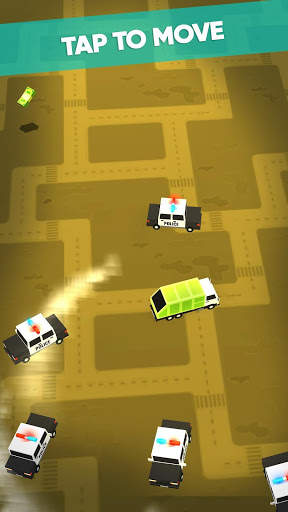 Battle Car Police Pursuit Chase - Clash of Cars screenshot 1
