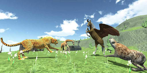 Flying Unicorn Simulator:Man Pegasus 3D Simulation screenshot 5