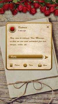 (FREE) GO SMS ROSE LOVER THEME screenshot 4