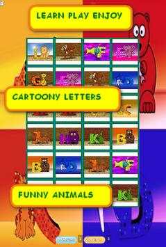Funny Letter Game for Kids screenshot 2