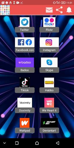 All Social Media Platform in One App screenshot 1