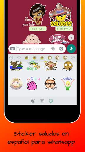 Stickers de Saludos para Whatsapp Gratis screenshot 5