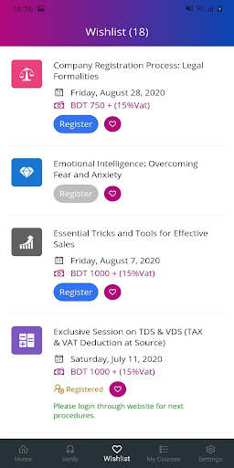 Bdjobs eLearning screenshot 4