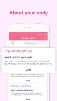 SheDay - Period Tracker स्क्रीनशॉट 4