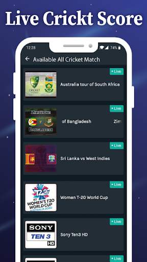 Live Cricket TV - Live Cricket screenshot 4