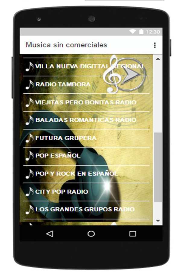 Commercial-free music screenshot 2