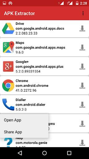 APK - Xtractor & Share screenshot 2