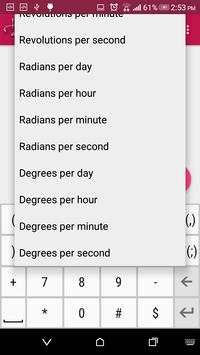 Angular speed units screenshot 2