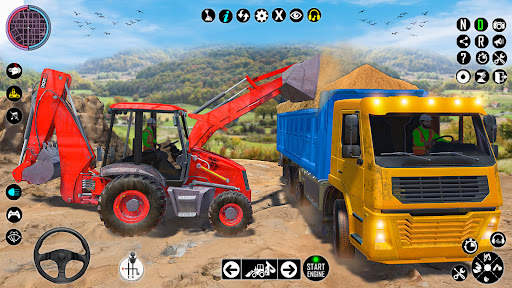 JCB Game Excavator Machines screenshot 1