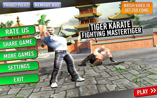 Tiger Karate Fighting Master - Kung Fu Fight screenshot 4