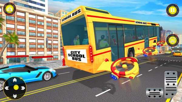 Flying School Coach Bus Simulator screenshot 1