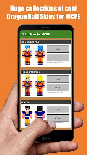 Goku Skins for MCPE screenshot 1