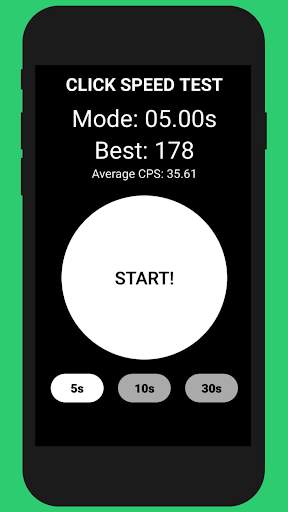Click Speed Test screenshot 1