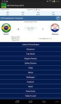 Info Bola Dunia 2014 screenshot 9