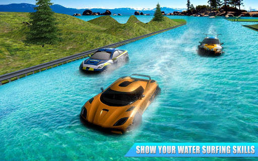 Waterpark Car Slide Racing 2019 screenshot 3