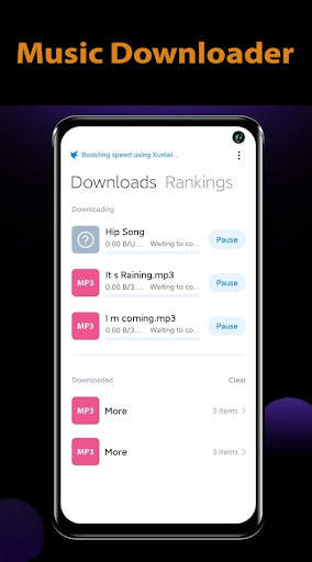 Music downloader -Music player screenshot 1