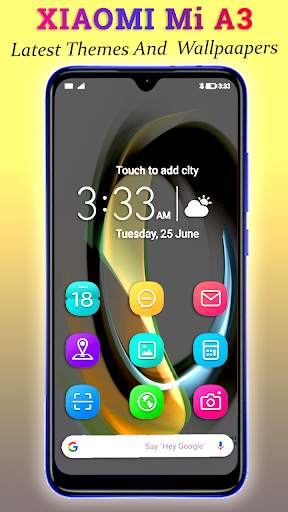 Theme for Xiaomi Mi A3 | launcher for Xiaomi mi A3 screenshot 1