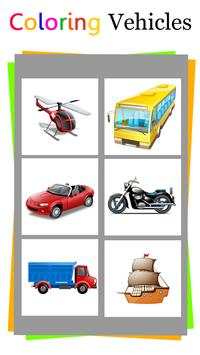 Coloring Vehicles screenshot 3