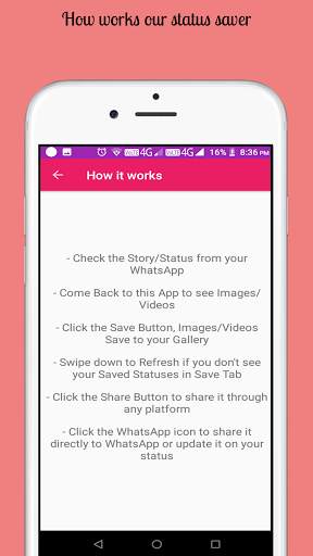 Status saver for whatsapp , gb whtsapp स्क्रीनशॉट 6