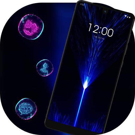 Tech theme blue light wallpaper 2.0.1