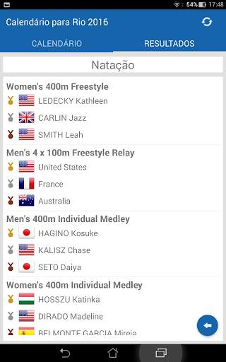 Calendário para Rio 2016 screenshot 8