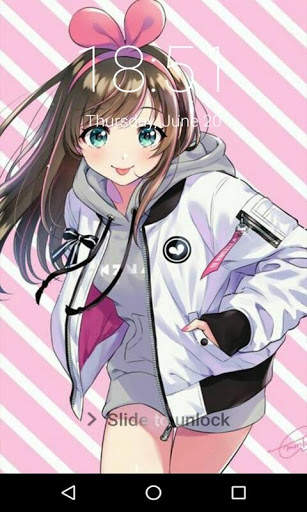 Kawaii Anime Girl Lock Screen, Kawaii Anime Girl screenshot 4