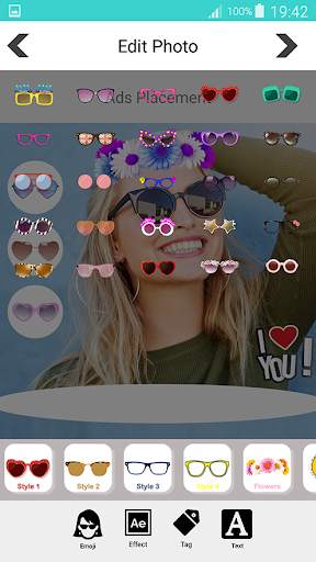 sunglasses photo editor for girls screenshot 3
