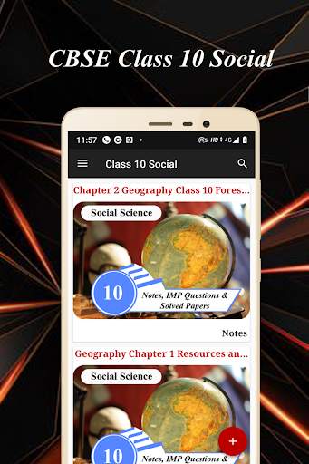 Class 10 Social Science Notes & Solved Paper 2021 screenshot 1