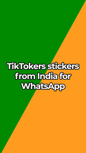 Indian TikTokers - Stickers for WhatsApp screenshot 1