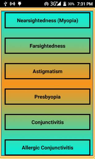 Eye Problem Disease screenshot 1