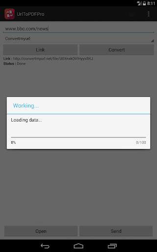 UrlToPDF screenshot 3