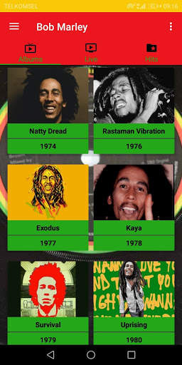 Bob Marley 's All Songs HD Videos screenshot 2
