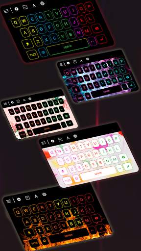 Neon LED Light Keyboard स्क्रीनशॉट 3