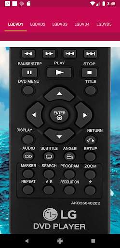 LG DVD Player Remote screenshot 6