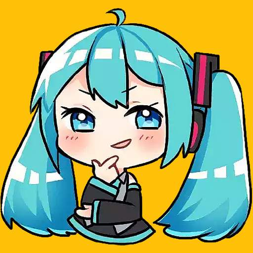 Stickers Wa Hatsune Miku 1.0