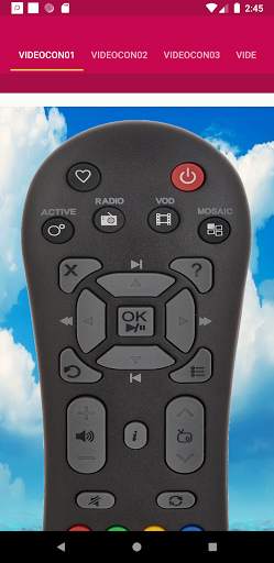 Videocon d2h Remote Control screenshot 2