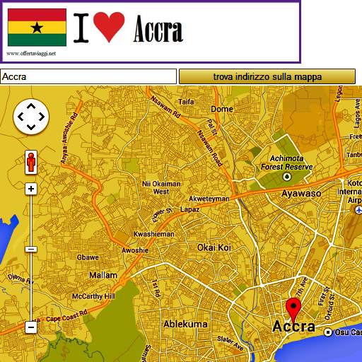 Accra map screenshot 2