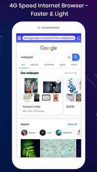 4G Speed Internet Browser - Faster & Light screenshot 2