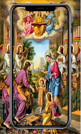 Mary and Jesus - Offline Mary and Jesus Wallpaper screenshot 1