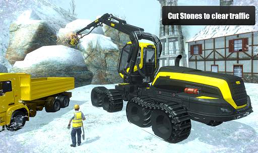Snow Cutter Excavator Simulator 2020 screenshot 2