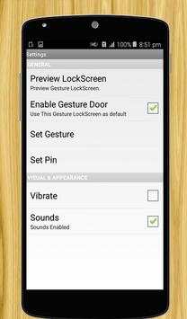 Gesture Door Lock Screen 12 تصوير الشاشة