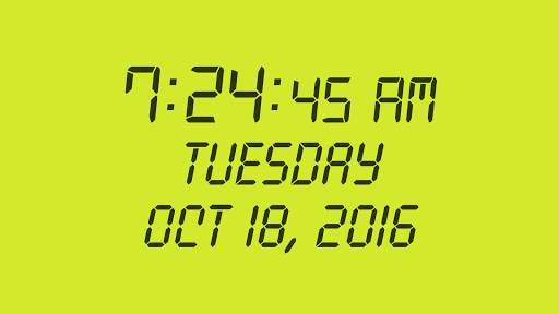 Digital Clock : Bed/Desk Clock screenshot 1