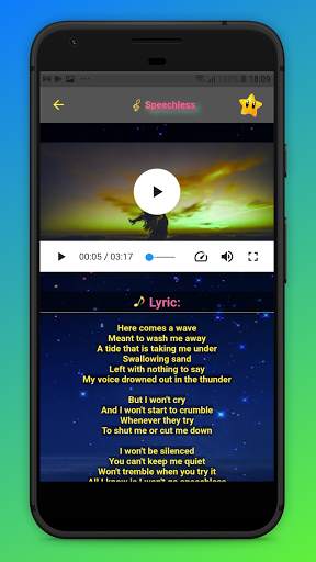 SPEECHLESS LYRICS SUB PIANO TILES скриншот 2