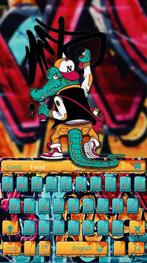 Street graffiti skull keyboard screenshot 1