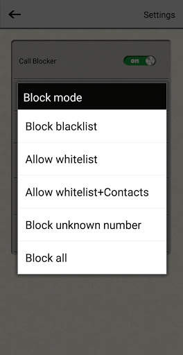 Call Blocker Calls Blacklist screenshot 4