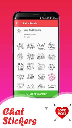 WA Love Stickers for WhatsApp screenshot 8
